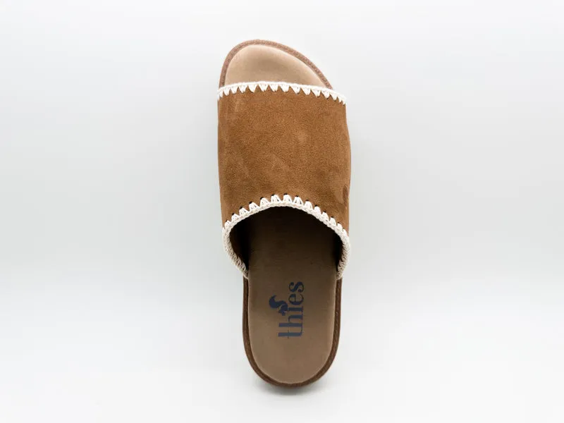 thies 1856 ® Rec Soft Woven Slide vegan tobacco