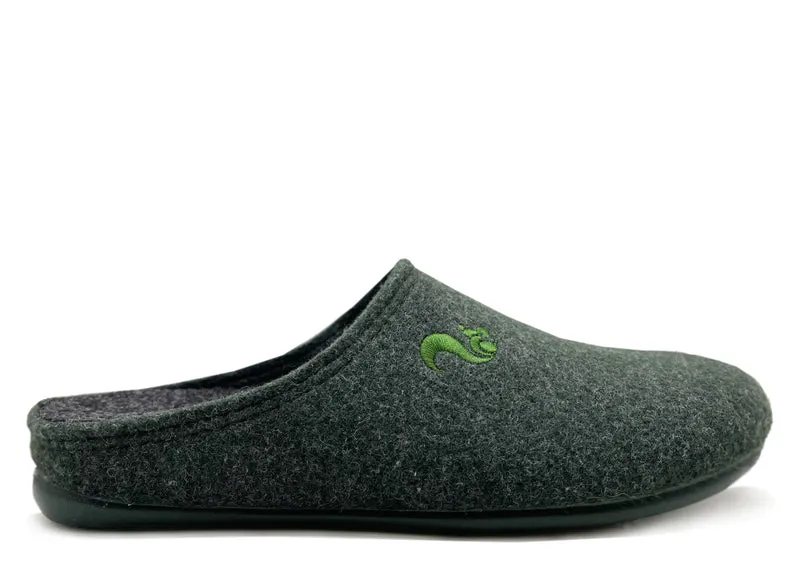 thies 1856 ® Recycled PET Slipper vegan forest green