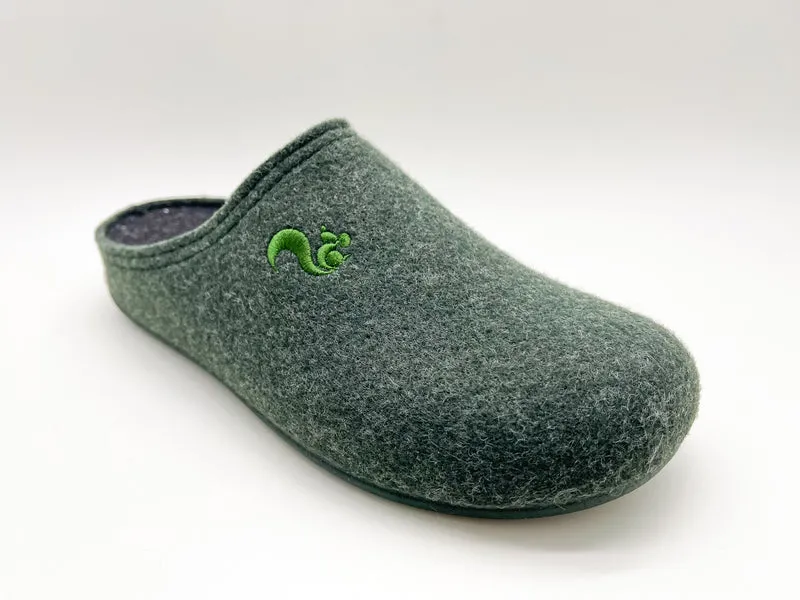 thies 1856 ® Recycled PET Slipper vegan forest green