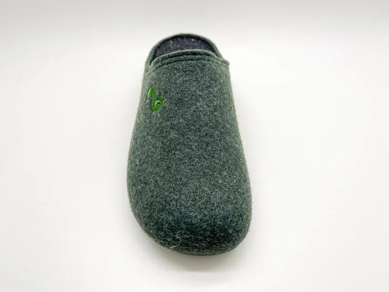 thies 1856 ® Recycled PET Slipper vegan forest green