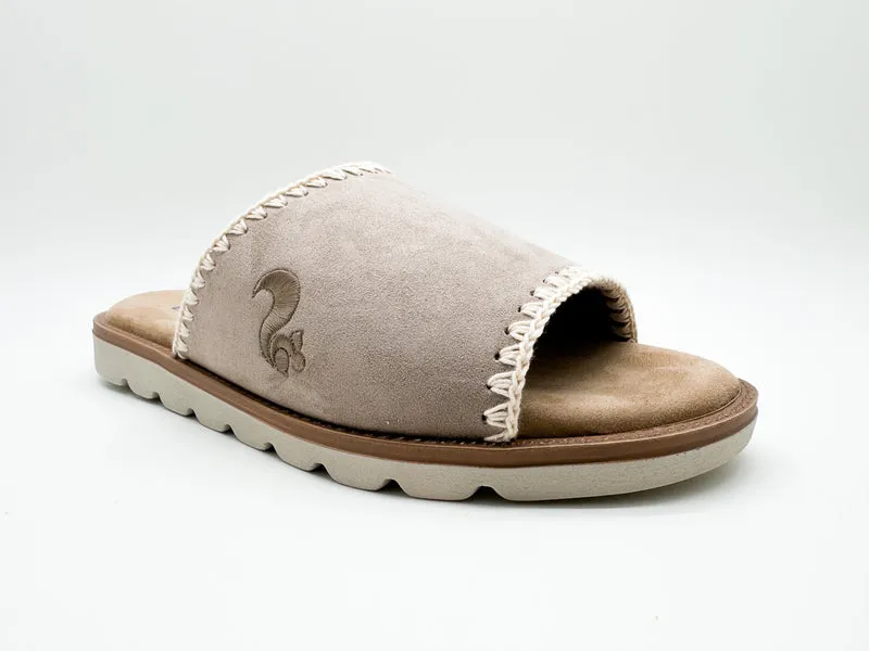 thies 1856 ® Rec Soft Woven Slide vegan taupe