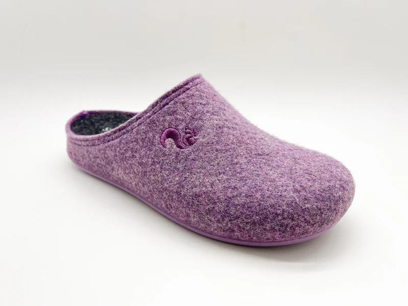thies 1856 ® Recycled PET Slipper vegan aubergine