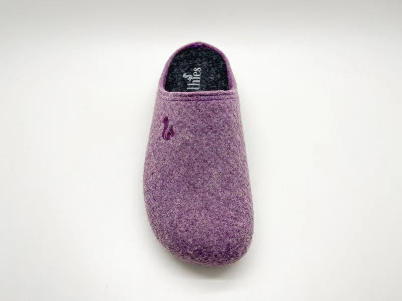 thies 1856 ® Recycled PET Slipper vegan aubergine