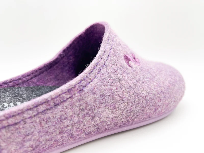 thies 1856 ® Recycled PET Slipper vegan aubergine
