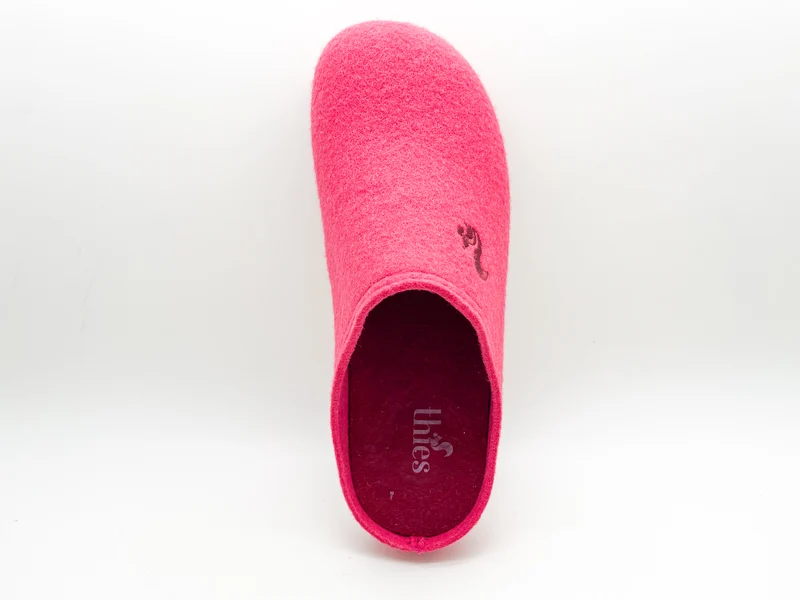 thies 1856 ® Recycled PET Slipper vegan raspberry