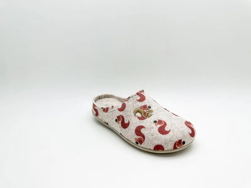 thies 1856 ® Recycled PET Squirrel Slipper Kids vegan beige
