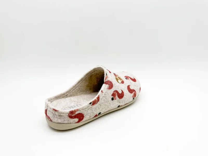 thies 1856 ® Recycled PET Squirrel Slipper Kids vegan beige
