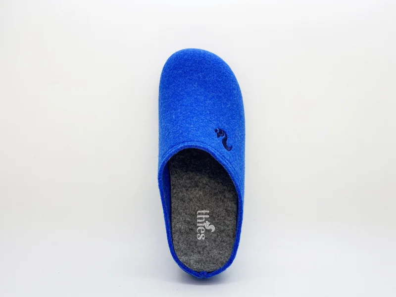 thies 1856 ® Recycled PET Slipper vegan azul