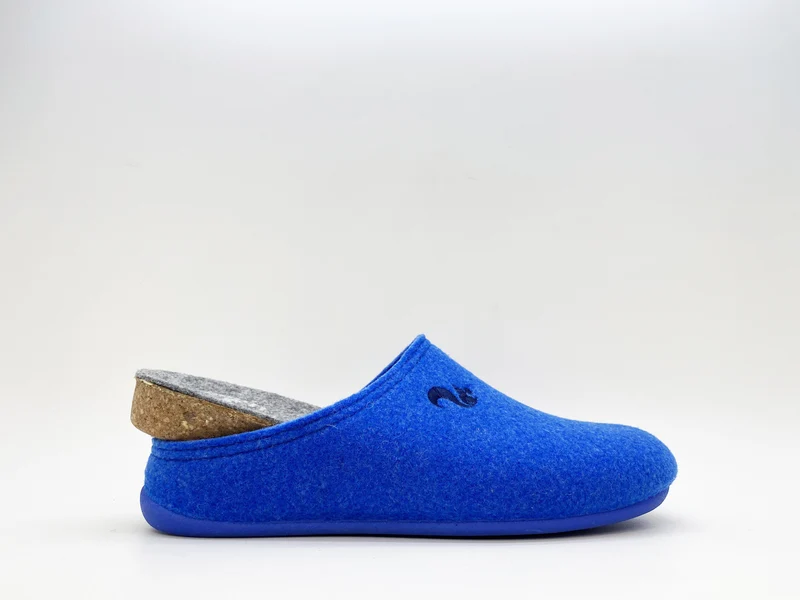thies 1856 ® Recycled PET Slipper vegan azul
