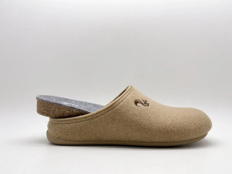 thies 1856 ® Recycled PET Slipper vegan camel