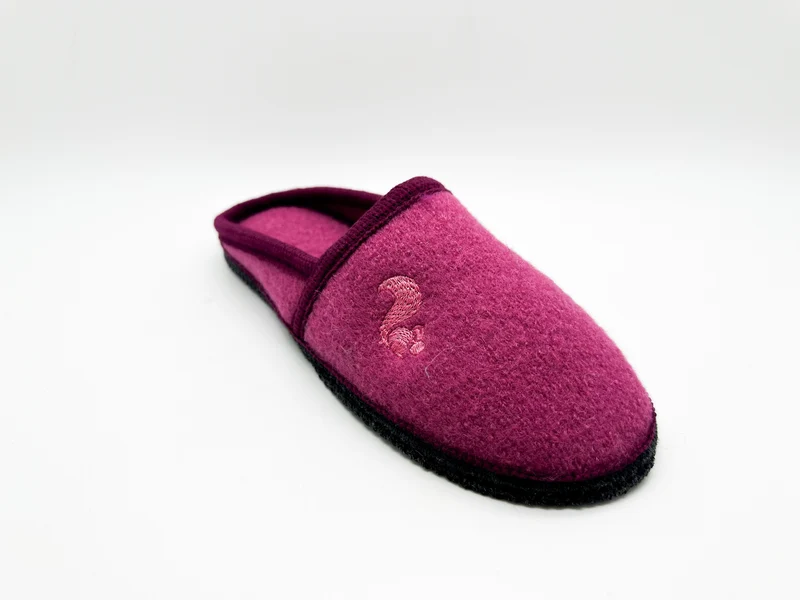 thies 1856 ® Mountain Wool Slipper 1 raspberry