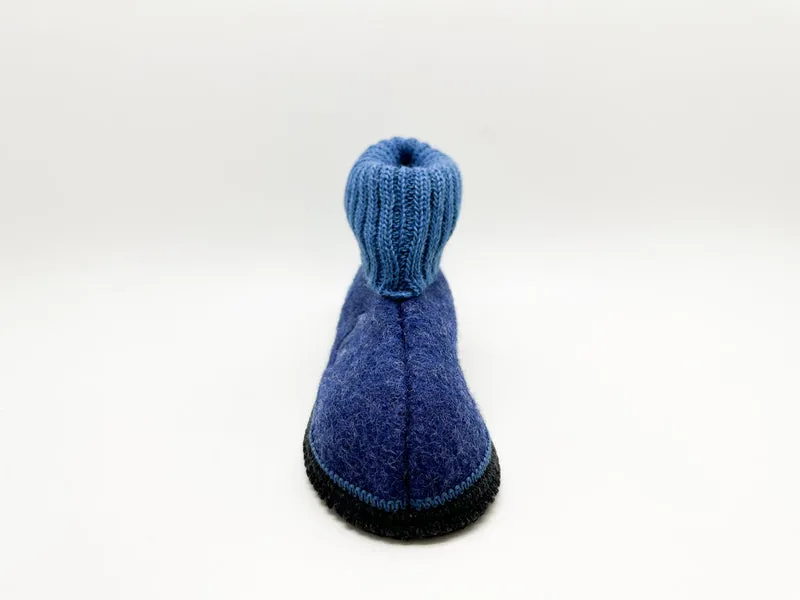 thies 1856 ® Mountain Wool Slipper Boot denim blue