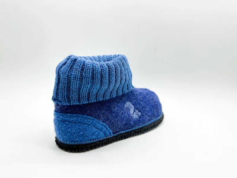 thies 1856 ® Mountain Wool Slipper Boot denim blue