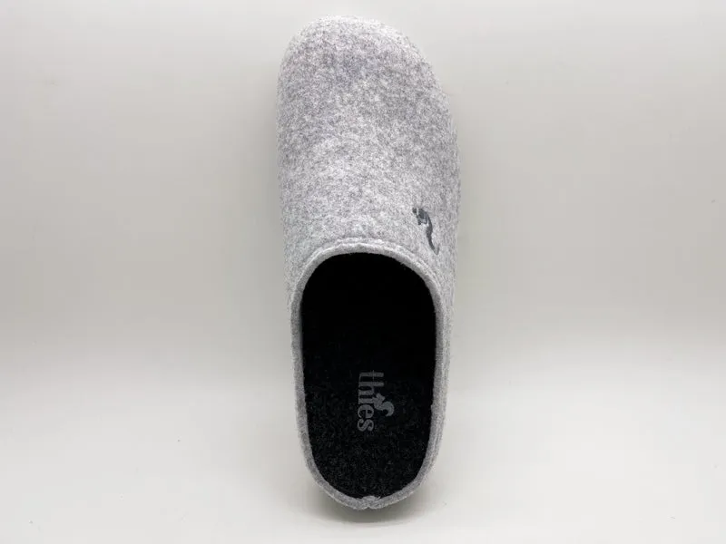 thies 1856 ® Recycled PET Slipper vegan stone grey