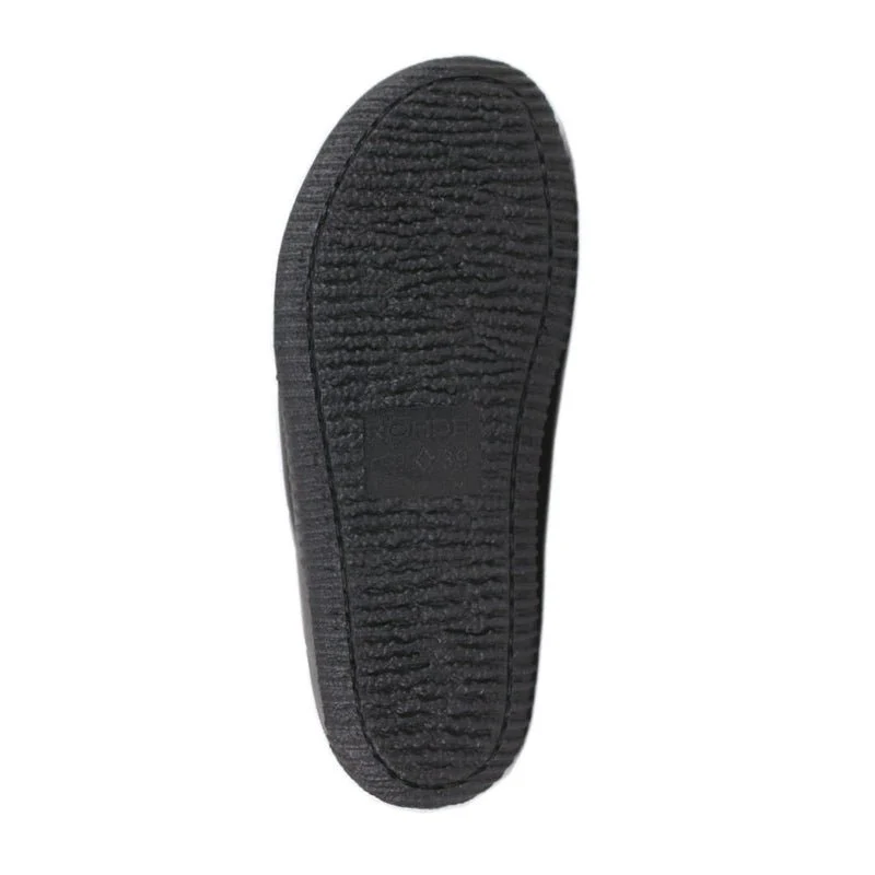 Rohde bred hjemmesko/slipper - Sort