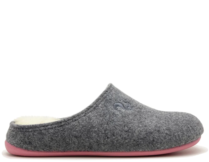 thies 1856 ® Recycled Wool Slippers grey rose