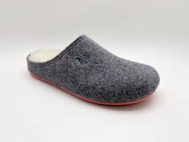 thies 1856 ® Recycled Wool Slippers grey rose