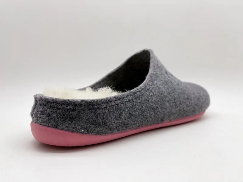 thies 1856 ® Recycled Wool Slippers grey rose