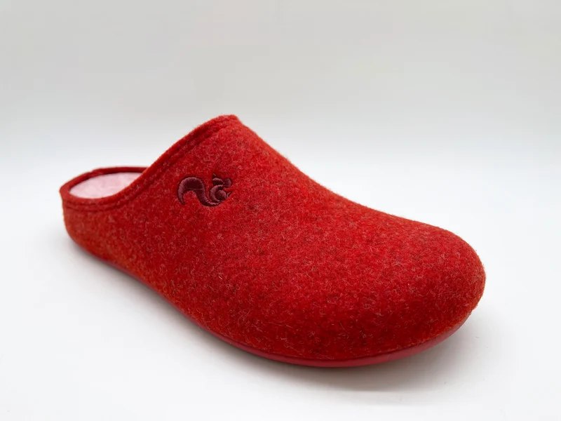 thies 1856 ® Recycled PET Slipper vegan cherry