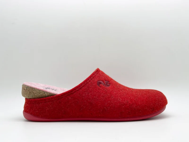 thies 1856 ® Recycled PET Slipper vegan cherry