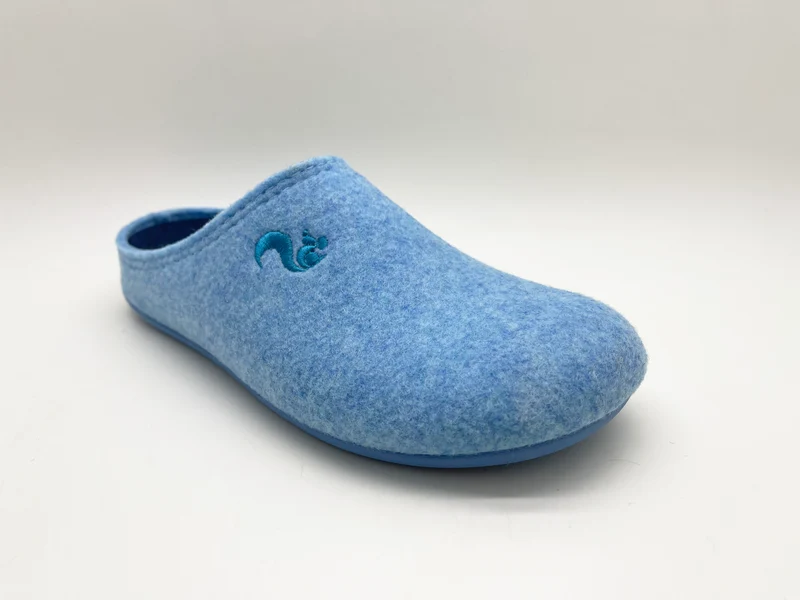 thies 1856 ® Recycled PET Slipper vegan light blue