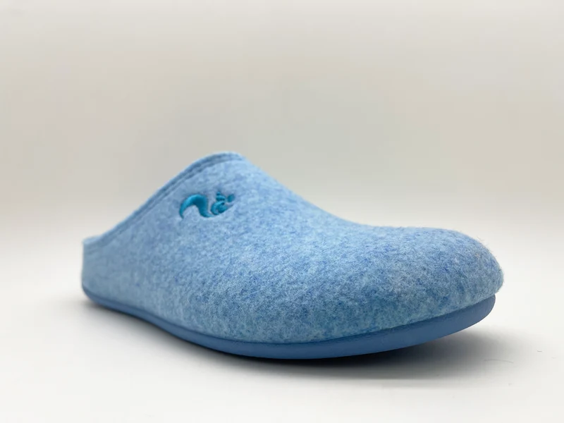 thies 1856 ® Recycled PET Slipper vegan light blue
