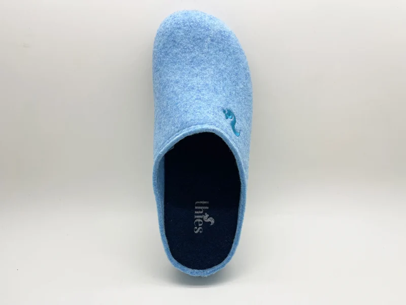 thies 1856 ® Recycled PET Slipper vegan light blue