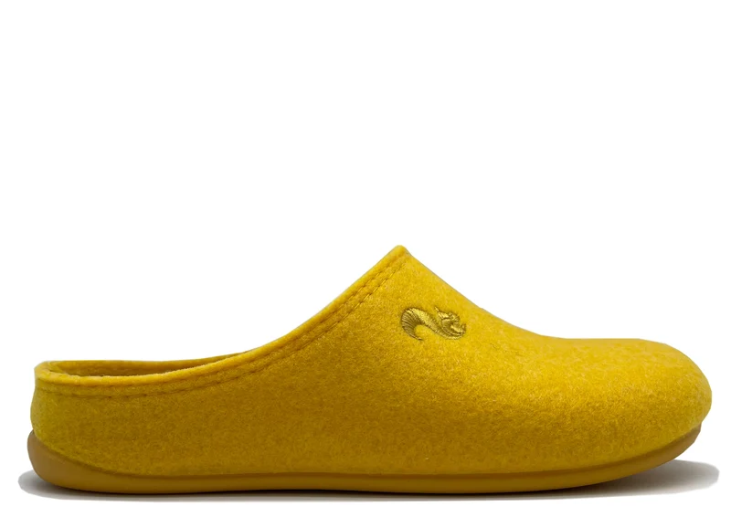 thies 1856 ® Recycled PET Slipper vegan yellow