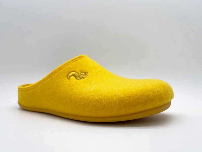thies 1856 ® Recycled PET Slipper vegan yellow
