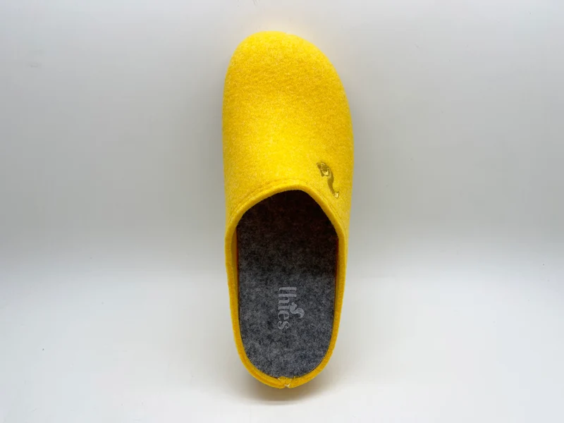 thies 1856 ® Recycled PET Slipper vegan yellow