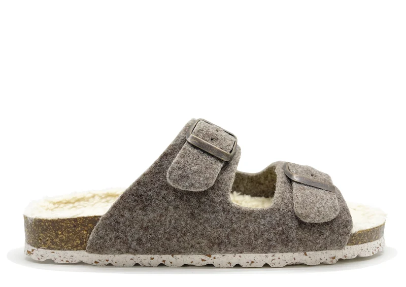thies 1856 ® Recycled Plush PET Bio Sandal vegan light brown