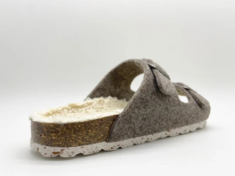 thies 1856 ® Recycled Plush PET Bio Sandal vegan light brown