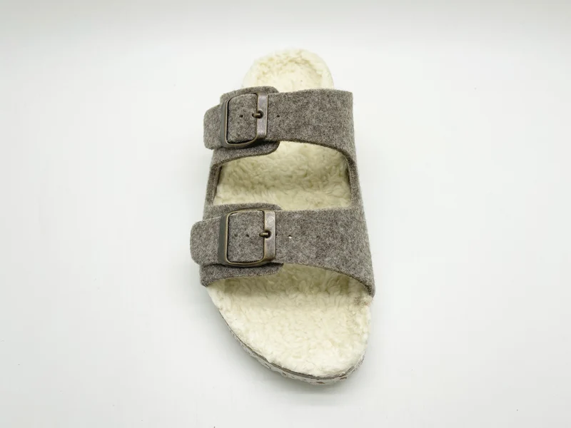 thies 1856 ® Recycled Plush PET Bio Sandal vegan light brown