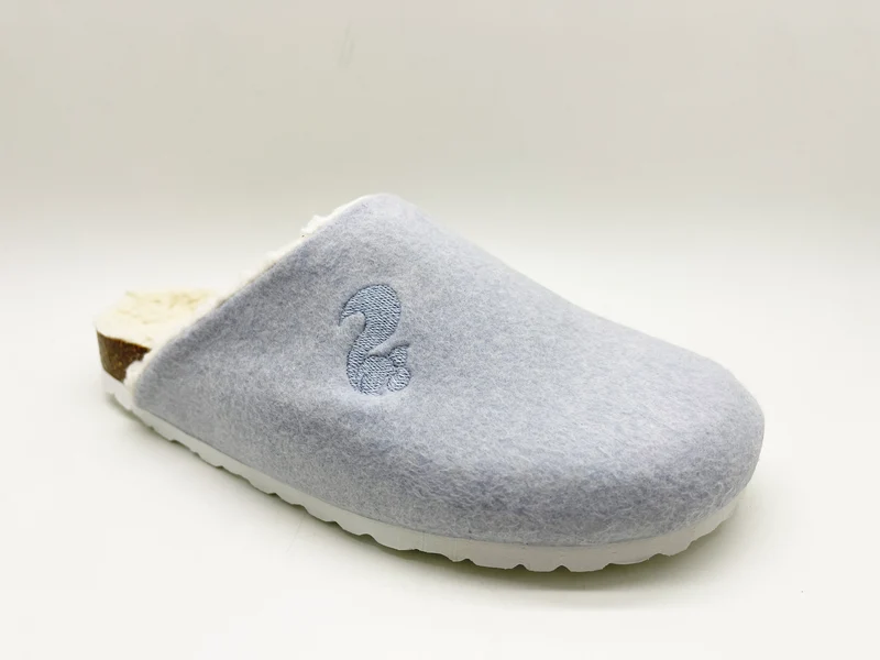 thies 1856 ® Organic Bio Clog vegan light blue