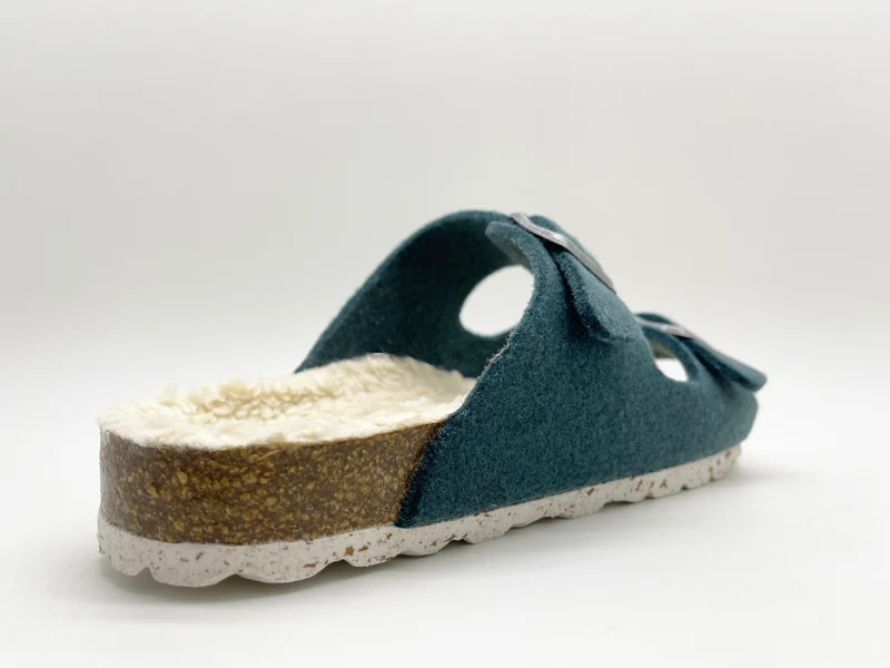 thies 1856 ® Recycled Plush PET Bio Sandal vegan olive