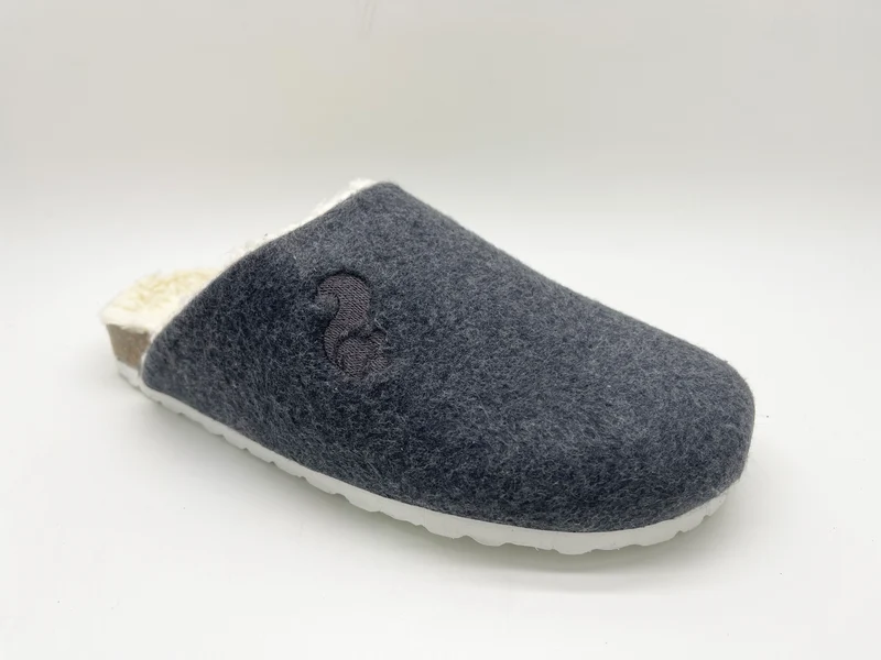 thies 1856 ® Organic Bio Clog vegan dark grey (W/X)