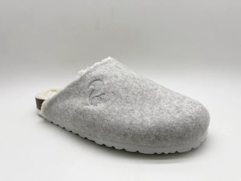 thies 1856 ® Organic Bio Clog vegan light grey