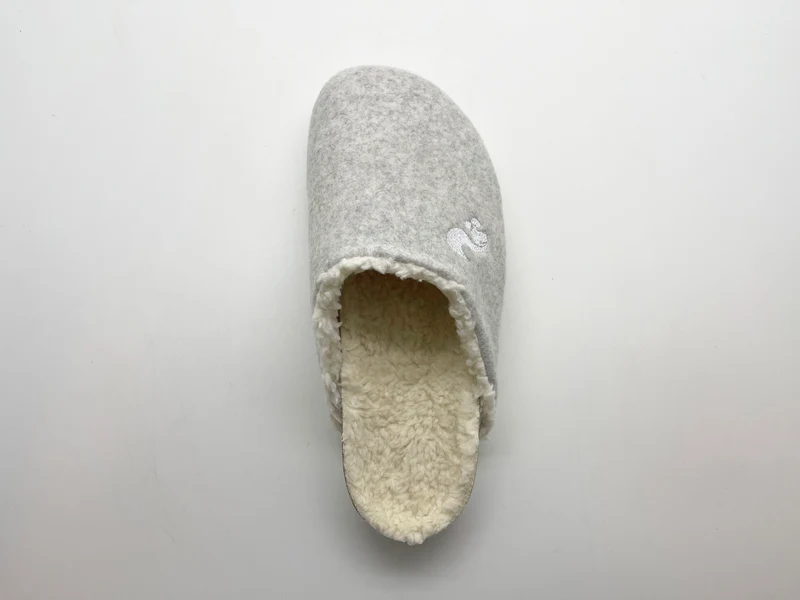 thies 1856 ® Organic Bio Clog vegan light grey