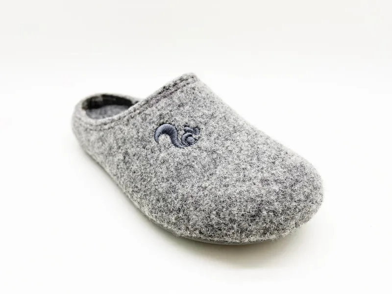 thies 1856 ® Recycled PET Slipper Kids vegan light grey