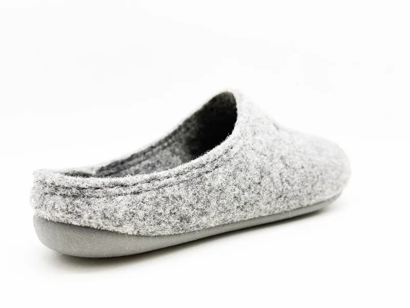thies 1856 ® Recycled PET Slipper Kids vegan light grey