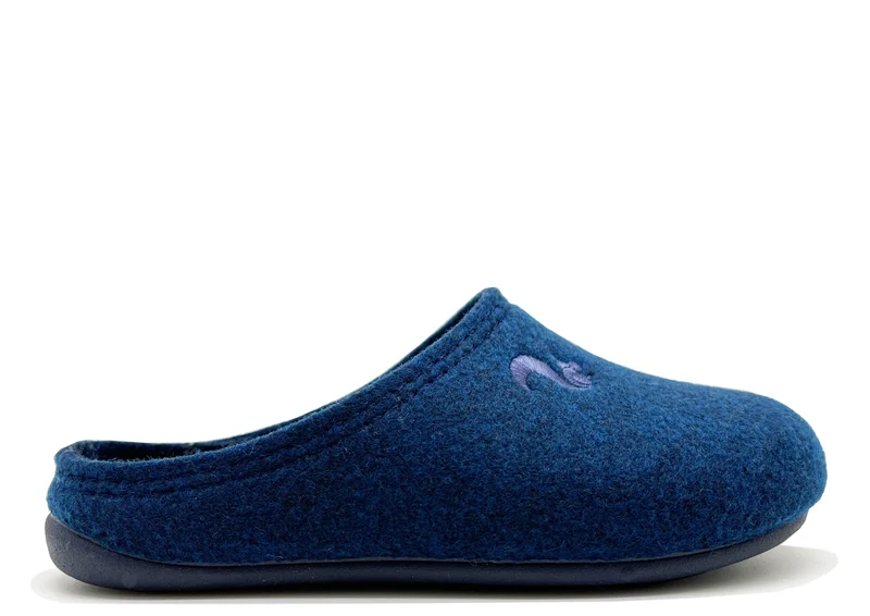 thies 1856 ® Recycled PET Slipper Kids vegan navy marino