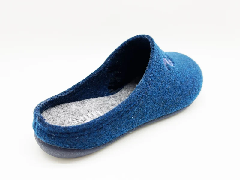thies 1856 ® Recycled PET Slipper Kids vegan navy marino