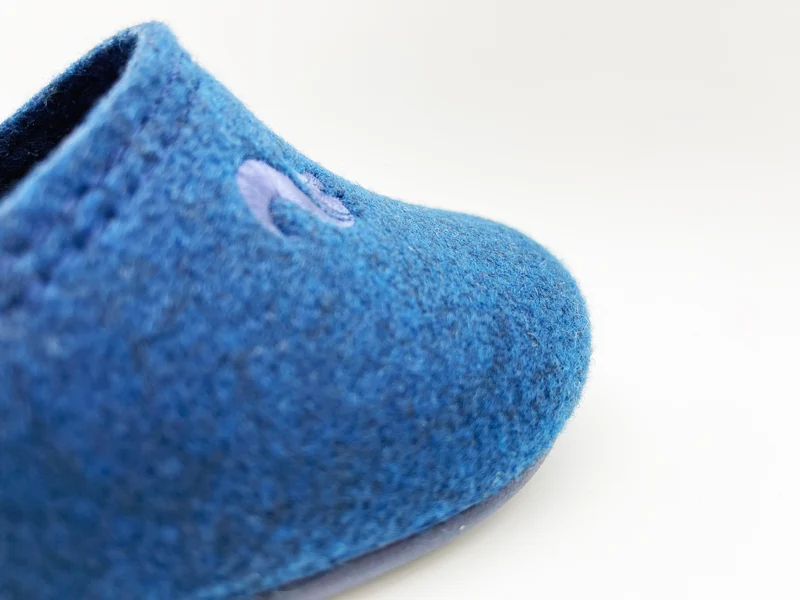thies 1856 ® Recycled PET Slipper Kids vegan navy marino