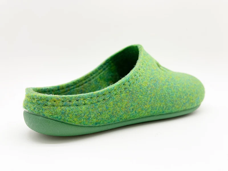 thies 1856 ® Recycled PET Slipper Kids vegan verde green