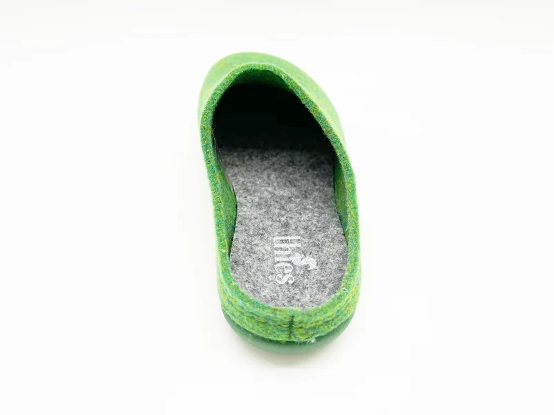 thies 1856 ® Recycled PET Slipper Kids vegan verde green
