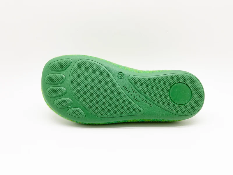 thies 1856 ® Recycled PET Slipper Kids vegan verde green