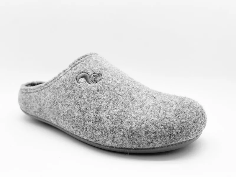 thies 1856 ® Recycled PET Slipper vegan light grey