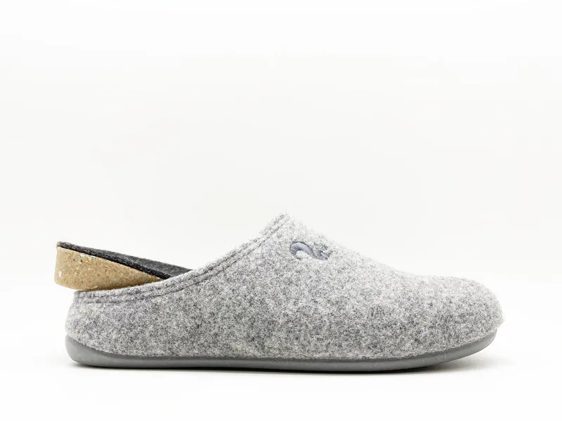 thies 1856 ® Recycled PET Slipper vegan light grey