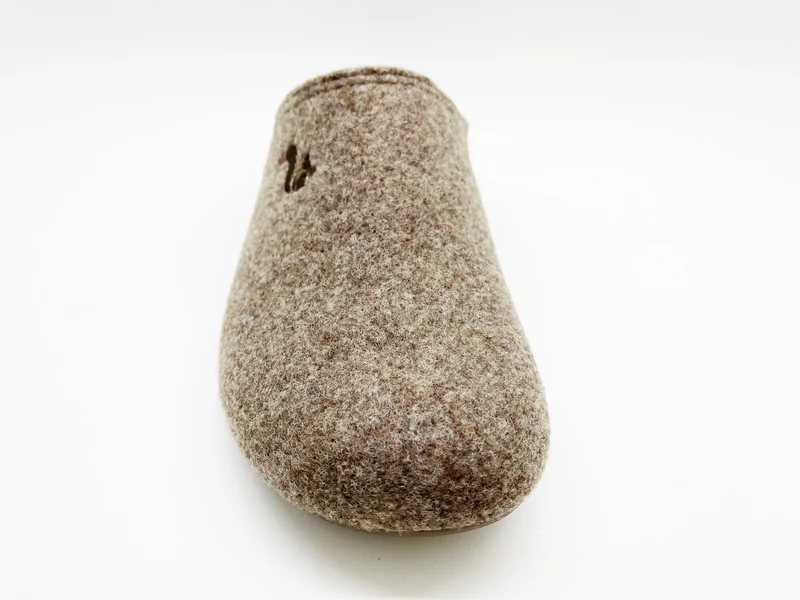 thies 1856 ® Recycled PET Slipper vegan beige marron