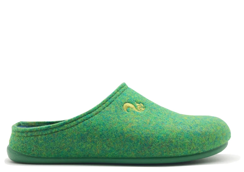 thies 1856 ® Recycled PET Slipper vegan verde green